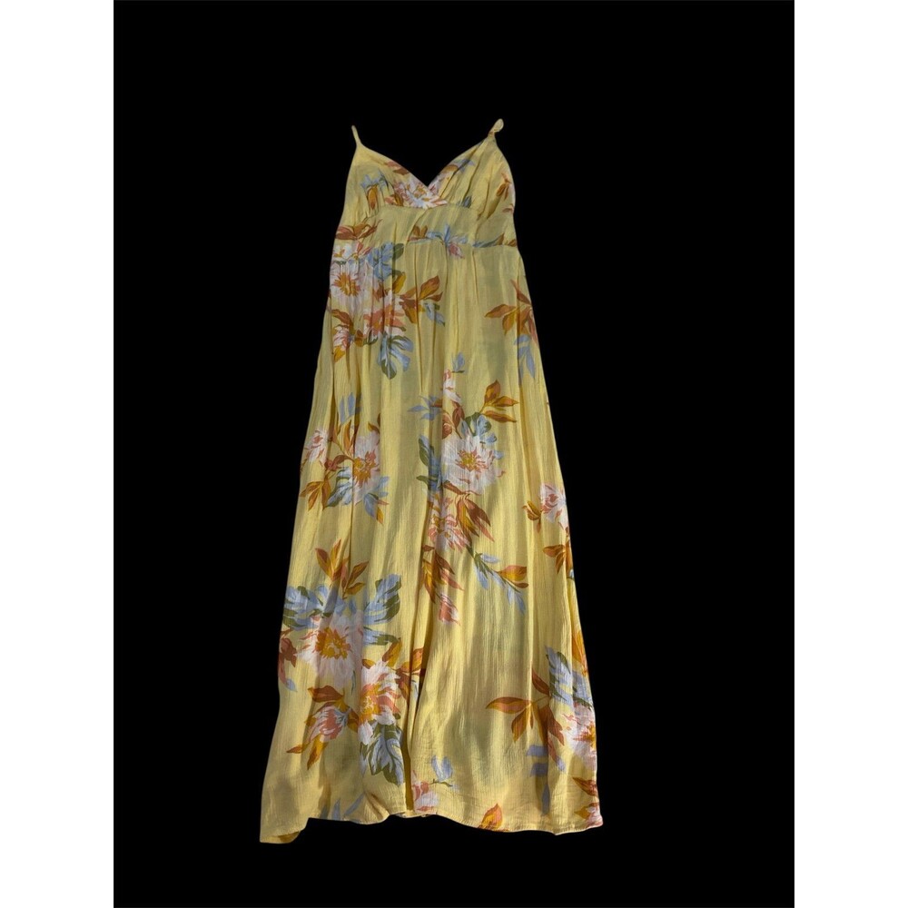 Billabong Yellow Floral Midi Dress